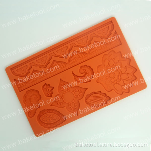 New Multiple Flowers Silicone Mold for Cake Fondant Decoration